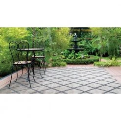 Trellis Gray 8 ft. x 10 ft. Indoor/Outdoor Area Rug by Home Decorators Collection -Zamma Home Decorators Shop gray home decorators collection outdoor rugs 87227 44 1000