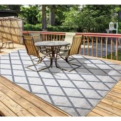 Trellis Gray 8 ft. x 10 ft. Indoor/Outdoor Area Rug by Home Decorators Collection -Zamma Home Decorators Shop gray home decorators collection outdoor rugs 87227 76 1000