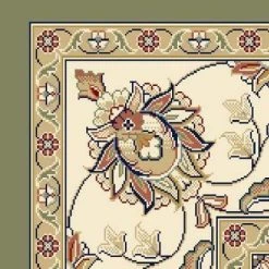 Judith Green/Ivory 2 ft. x 8 ft. Indoor Runner Rug by Home Decorators Collection -Zamma Home Decorators Shop green home decorators collection area rugs 9173030610 c3 1000