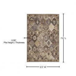 Patchwork Gray 5 ft. x 7 ft. Medallion Area Rug by Home Decorators Collection 15 Patchwork Gray 5 ft. x 7 ft. Medallion Area Rug by Home Decorators Collection -Zamma Home Decorators Shop grey home decorators collection area rugs 575939 76 1000