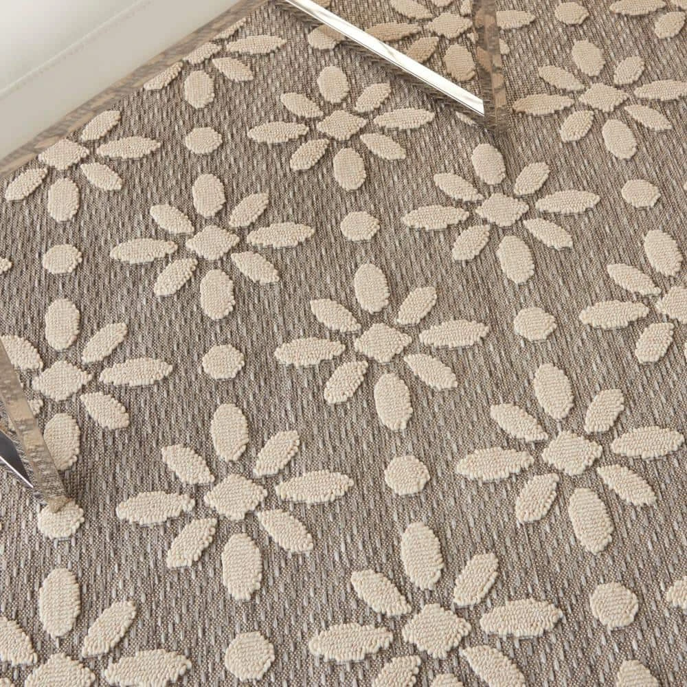 Palamos Grey 5 ft. x 7 ft. Geometric Contemporary Indoor/Outdoor Area Rug by Home Decorators Collection 7 Palamos Grey 5 ft. x 7 ft. Geometric Contemporary Indoor/Outdoor Area Rug by Home Decorators Collection - Image 7