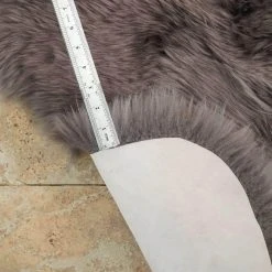 Unshorn Sheepskin Grey 2 ft. x 3 ft. Animal Shape Area Rug by Home Decorators Collection -Zamma Home Decorators Shop grey home decorators collection area rugs l201470000o2600 66 1000