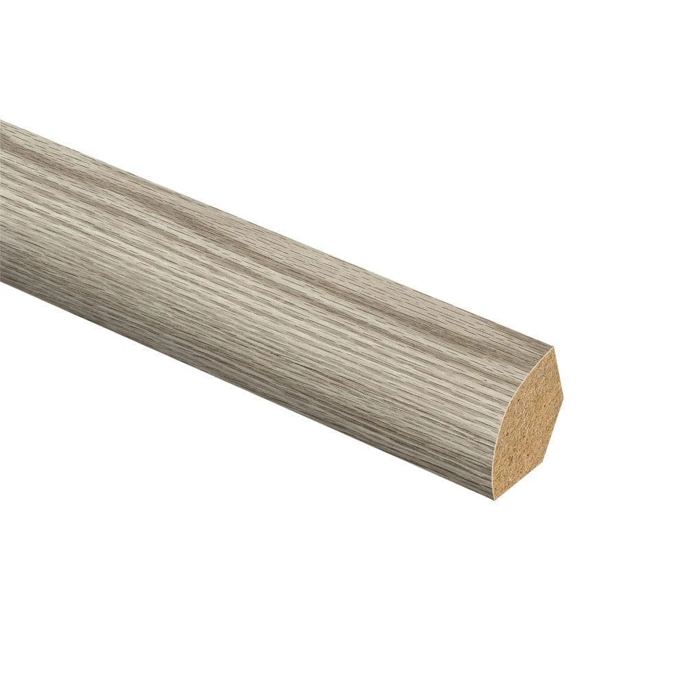 Greyhawk Oak 5/8 in. Thick x 3/4 in. Wide x 94 in. Length Laminate Quarter Round Molding by Zamma 1 Greyhawk Oak 5/8 in. Thick x 3/4 in. Wide x 94 in. Length Laminate Quarter Round Molding by Zamma