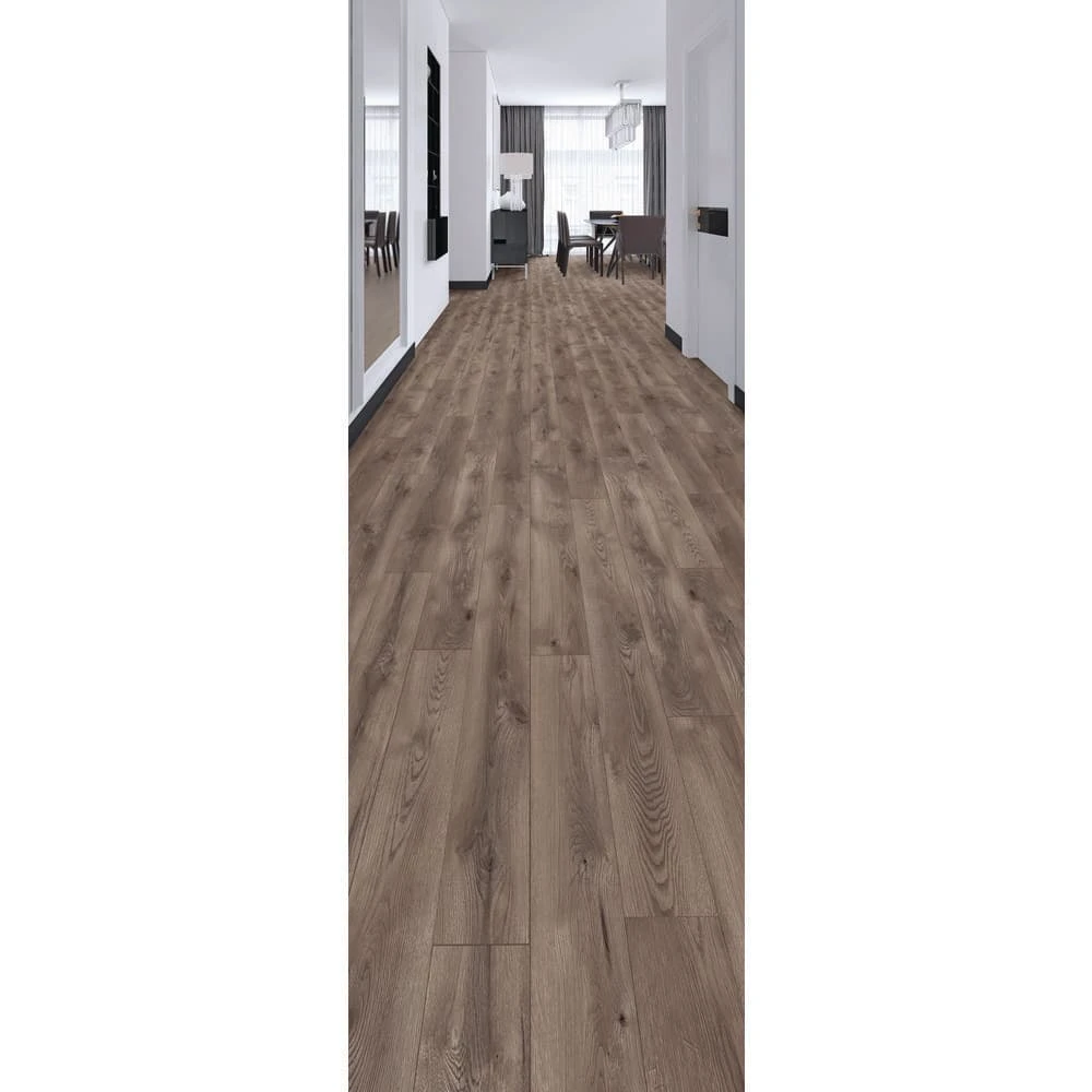 Hillsburn Oak 12 mm T x 7.56 in. W Waterproof Laminate Wood Flooring (15.95 sq. ft./Case) by Home Decorators Collection 2 Hillsburn Oak 12 mm T x 7.56 in. W Waterproof Laminate Wood Flooring (15.95 sq. ft./Case) by Home Decorators Collection - Image 2