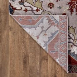 Talya Ivory/Red 8 ft. x 10 ft. Medallion Area Rug by Home Decorators Collection -Zamma Home Decorators Shop ivory red home decorators collection area rugs 54027 66 1000