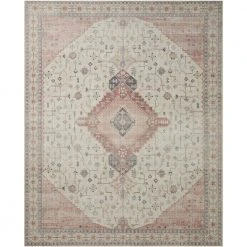 Leesa Ivory/Rust 7 ft. 6 in. x 9 ft. 6 in. Medallion Polyester Area Rug by Home Decorators Collection 9 Leesa Ivory/Rust 7 ft. 6 in. x 9 ft. 6 in. Medallion Polyester Area Rug by Home Decorators Collection -Zamma Home Decorators Shop ivory rust home decorators collection area rugs 885369572708 a0 1000