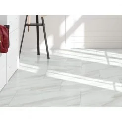 Kolasus 12 in. x 24 in. Polished Porcelain Stone Look Floor and Wall Tile (16 sq. ft./Case) by Home Decorators Collection -Zamma Home Decorators Shop kolasus white polished home decorators collection porcelain tile nhdkolwhi1224p 31 1000