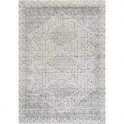 Mozaik Tribal Light Gray 9 ft. x 12 ft. Area Rug by Home Decorators Collection