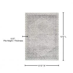 Mozaik Tribal Light Gray 9 ft. x 12 ft. Area Rug by Home Decorators Collection 12 Mozaik Tribal Light Gray 9 ft. x 12 ft. Area Rug by Home Decorators Collection -Zamma Home Decorators Shop light grey home decorators collection area rugs rzsp01a 9012 76 1000