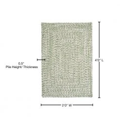 Marilyn Tweed Moss 2 ft. x 4 ft. Rectangle Braided Area Rug by Home Decorators Collection -Zamma Home Decorators Shop moss home decorators collection area rugs ca69r024x048r 76 1000