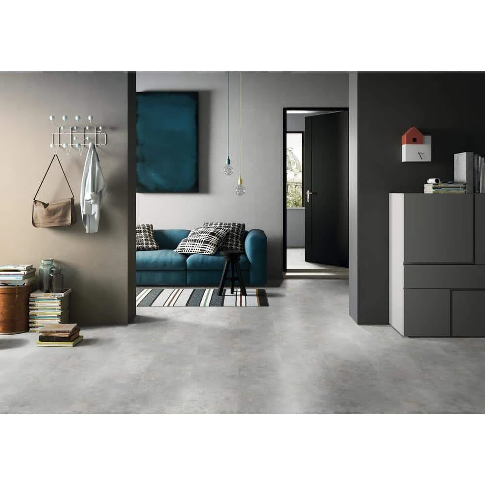 12 in. W x 24 in. L Mountains Gray Click Lock Rigid Core Luxury Vinyl Tile Flooring (19.37 sq. ft./case) by Home Decorators Collection 8 12 in. W x 24 in. L Mountains Gray Click Lock Rigid Core Luxury Vinyl Tile Flooring (19.37 sq. ft./case) by Home Decorators Collection - Image 8