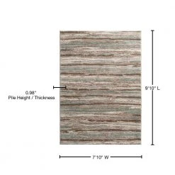 Shoreline Multi 8 ft. x 10 ft. Striped Area Rug by Home Decorators Collection 21 Shoreline Multi 8 ft. x 10 ft. Striped Area Rug by Home Decorators Collection -Zamma Home Decorators Shop multi home decorators collection area rugs 1203pm80hd 101 76 1000