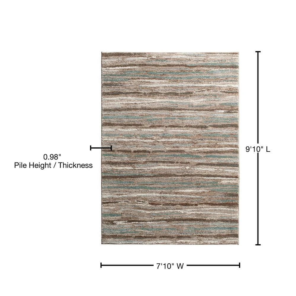 Shoreline Multi 8 ft. x 10 ft. Striped Area Rug by Home Decorators Collection 10 Shoreline Multi 8 ft. x 10 ft. Striped Area Rug by Home Decorators Collection - Image 10