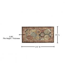 Patchwork Multi 2 ft. x 4 ft. Medallion Scatter Area Rug by Home Decorators Collection -Zamma Home Decorators Shop multi home decorators collection area rugs 549992 76 1000