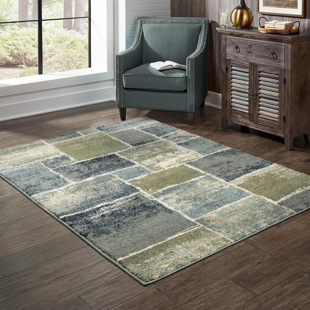 Bartlett Multi 2 ft. x 3 ft. Block Area Rug by Home Decorators Collection 2 Bartlett Multi 2 ft. x 3 ft. Block Area Rug by Home Decorators Collection - Image 2