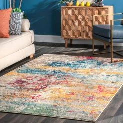 Modern Monet Multi 9 ft. x 12 ft. Area Rug by Home Decorators Collection -Zamma Home Decorators Shop multi home decorators collection area rugs kkcb54a 9012 31 1000