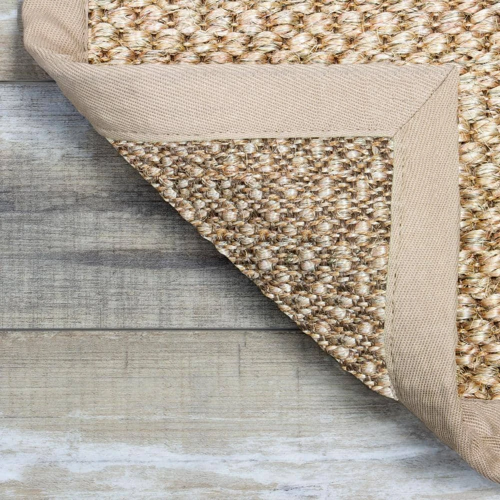 Safi Natural 5 ft. x 7 ft. Solid Area Rug by Home Decorators Collection 5 Safi Natural 5 ft. x 7 ft. Solid Area Rug by Home Decorators Collection - Image 5