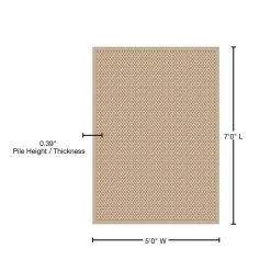 Safi Natural 5 ft. x 7 ft. Solid Area Rug by Home Decorators Collection 14 Safi Natural 5 ft. x 7 ft. Solid Area Rug by Home Decorators Collection -Zamma Home Decorators Shop natural home decorators collection area rugs 8959860015x7 76 1000