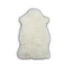 Unshorn Sheepskin White 2 ft. x 3 ft. Animal Shape Area Rug by Home Decorators Collection
