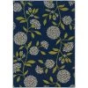 Aster Navy 5 ft. x 8 ft. Area Rug by Home Decorators Collection
