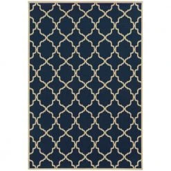 Newport Navy 5 ft. x 8 ft. Area Rug by Home Decorators Collection