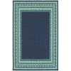 Tonga Navy 8 ft. x 11 ft. Indoor/Outdoor Area Rug by Home Decorators Collection