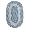 Island Ocean Blue 7 ft. x 9 ft. Oval Braided Area Rug by Home Decorators Collection