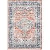 Zara Medallion Orange 5 ft. x 7 ft. Area Rug by Home Decorators Collection