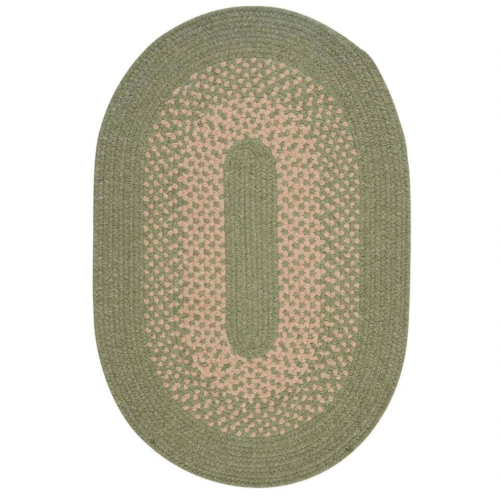 Portland Palm 7 ft. x 9 ft. Braided Oval Area Rug by Home Decorators Collection 1 Portland Palm 7 ft. x 9 ft. Braided Oval Area Rug by Home Decorators Collection