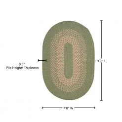 Portland Palm 7 ft. x 9 ft. Braided Oval Area Rug by Home Decorators Collection 13 Portland Palm 7 ft. x 9 ft. Braided Oval Area Rug by Home Decorators Collection -Zamma Home Decorators Shop palm home decorators collection area rugs jk60r084x108 76 1000