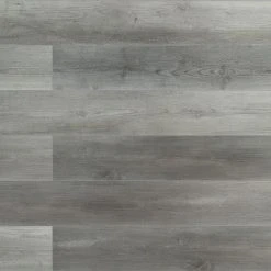 Pelican Gray 7 in. W x 48 in. L Rigid Core Click Lock Luxury Vinyl Plank Flooring (23.77 sq. ft./case) by Home Decorators Collection