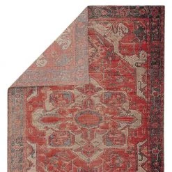 Polaris Red 7 ft. 6 in. x 9 ft. 6 in. Medallion Rectangle Area Rug by Home Decorators Collection -Zamma Home Decorators Shop red blue home decorators collection area rugs rug140460 4f 1000