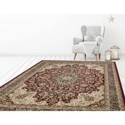 Silk Road Red 8 ft. x 10 ft. Medallion Area Rug by Home Decorators Collection -Zamma Home Decorators Shop red home decorators collection area rugs 30907 c3 1000