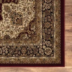 Silk Road Red 8 ft. x 10 ft. Medallion Area Rug by Home Decorators Collection -Zamma Home Decorators Shop red home decorators collection area rugs 30907 fa 1000