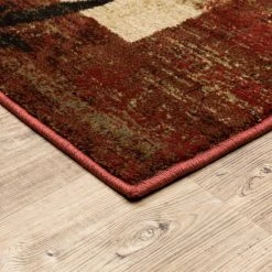 Linwood Red 8 ft. x 10 ft. Border Area Rug by Home Decorators Collection 11 Linwood Red 8 ft. x 10 ft. Border Area Rug by Home Decorators Collection -Zamma Home Decorators Shop red home decorators collection area rugs 564224 1d 1000