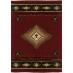 Catskill Red 8 ft. x 11 ft. Area Rug by Home Decorators Collection