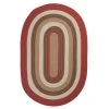 Frontier 5 ft. x 8 ft. Red Braided Oval Area Rug by Home Decorators Collection