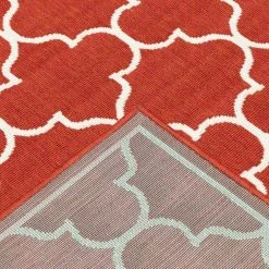 Valley Red 8 ft. x 11 ft. Indoor/Outdoor Area Rug by Home Decorators Collection -Zamma Home Decorators Shop red home decorators collection outdoor rugs 9525850110 66 1000