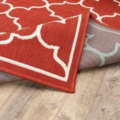 Valley Red 8 ft. x 11 ft. Indoor/Outdoor Area Rug by Home Decorators Collection -Zamma Home Decorators Shop red home decorators collection outdoor rugs 9525850110 c3 1000
