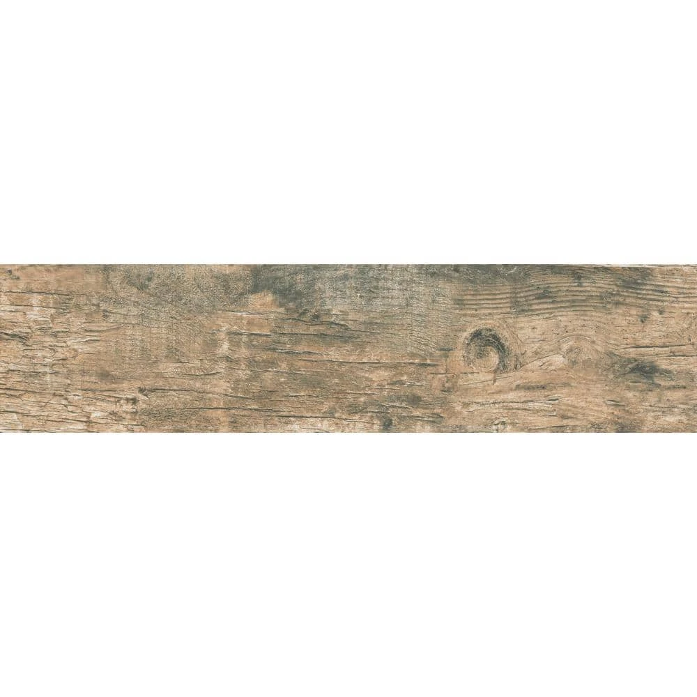 Redwood Natural 6 in. x 24 in. Matte Porcelain Wood Look Floor and Wall Tile (10 sq. ft./Case) by Home Decorators Collection 9 Redwood Natural 6 in. x 24 in. Matte Porcelain Wood Look Floor and Wall Tile (10 sq. ft./Case) by Home Decorators Collection - Image 9