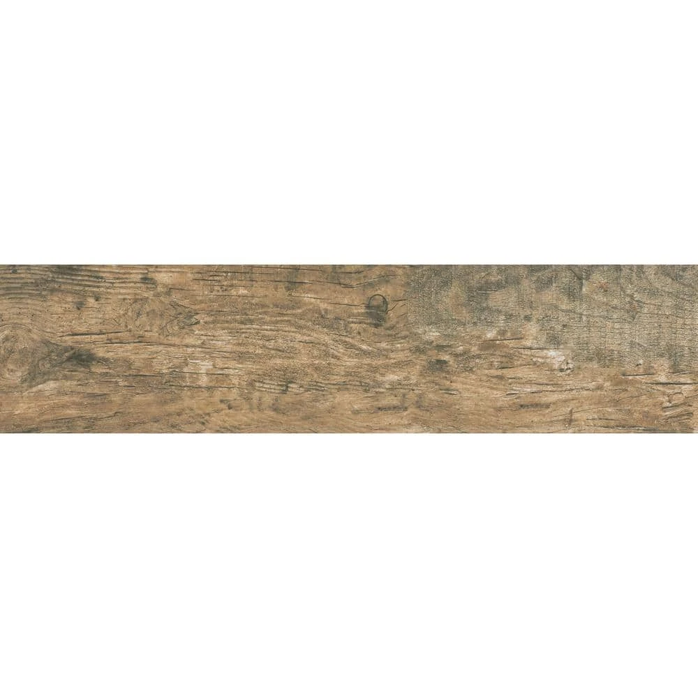 Redwood Natural 6 in. x 24 in. Matte Porcelain Wood Look Floor and Wall Tile (10 sq. ft./Case) by Home Decorators Collection 7 Redwood Natural 6 in. x 24 in. Matte Porcelain Wood Look Floor and Wall Tile (10 sq. ft./Case) by Home Decorators Collection - Image 7