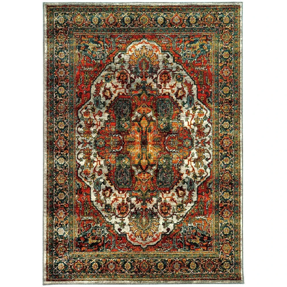 Flanders Rust 5 ft. x 8 ft. Area Rug by Home Decorators Collection 1 Flanders Rust 5 ft. x 8 ft. Area Rug by Home Decorators Collection