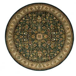 Mariah Sapphire 8 ft. x 8 ft. Round Rug by Home Decorators Collection