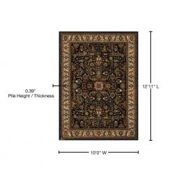 Mariah Sapphire 10 ft. x 13 ft. Area Rug by Home Decorators Collection 17 Mariah Sapphire 10 ft. x 13 ft. Area Rug by Home Decorators Collection -Zamma Home Decorators Shop sapphire home decorators collection area rugs 670689 76 1000