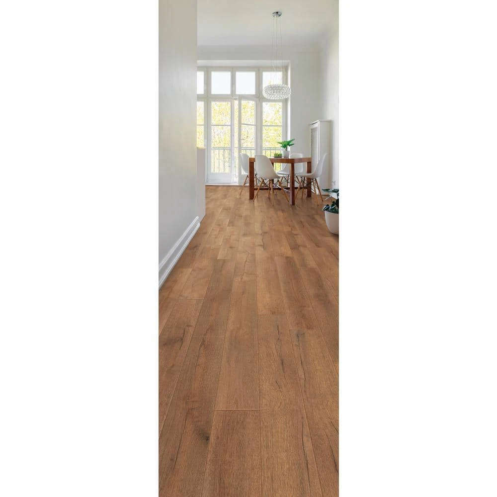 Skaggs Island Oak 12 mm T x 7.56 in. W Waterproof Laminate Wood Flooring (15.95 sq. ft./Case) by Home Decorators Collection 2 Skaggs Island Oak 12 mm T x 7.56 in. W Waterproof Laminate Wood Flooring (15.95 sq. ft./Case) by Home Decorators Collection - Image 2
