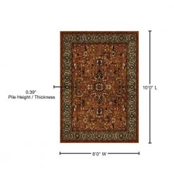 Mariah Spice 8 ft. x 10 ft. Area Rug by Home Decorators Collection -Zamma Home Decorators Shop spice home decorators collection area rugs 670610 76 1000