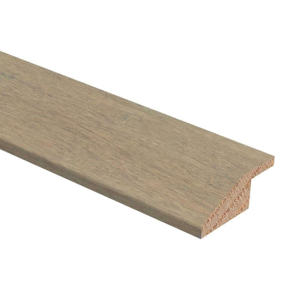 Strand Woven Bamboo Driftwood 3/8 in. Thick x 1-3/4 in. Wide x 94 in. Length Hardwood Multi-Purpose Reducer Molding by Zamma 1 Strand Woven Bamboo Driftwood 3/8 in. Thick x 1-3/4 in. Wide x 94 in. Length Hardwood Multi-Purpose Reducer Molding by Zamma