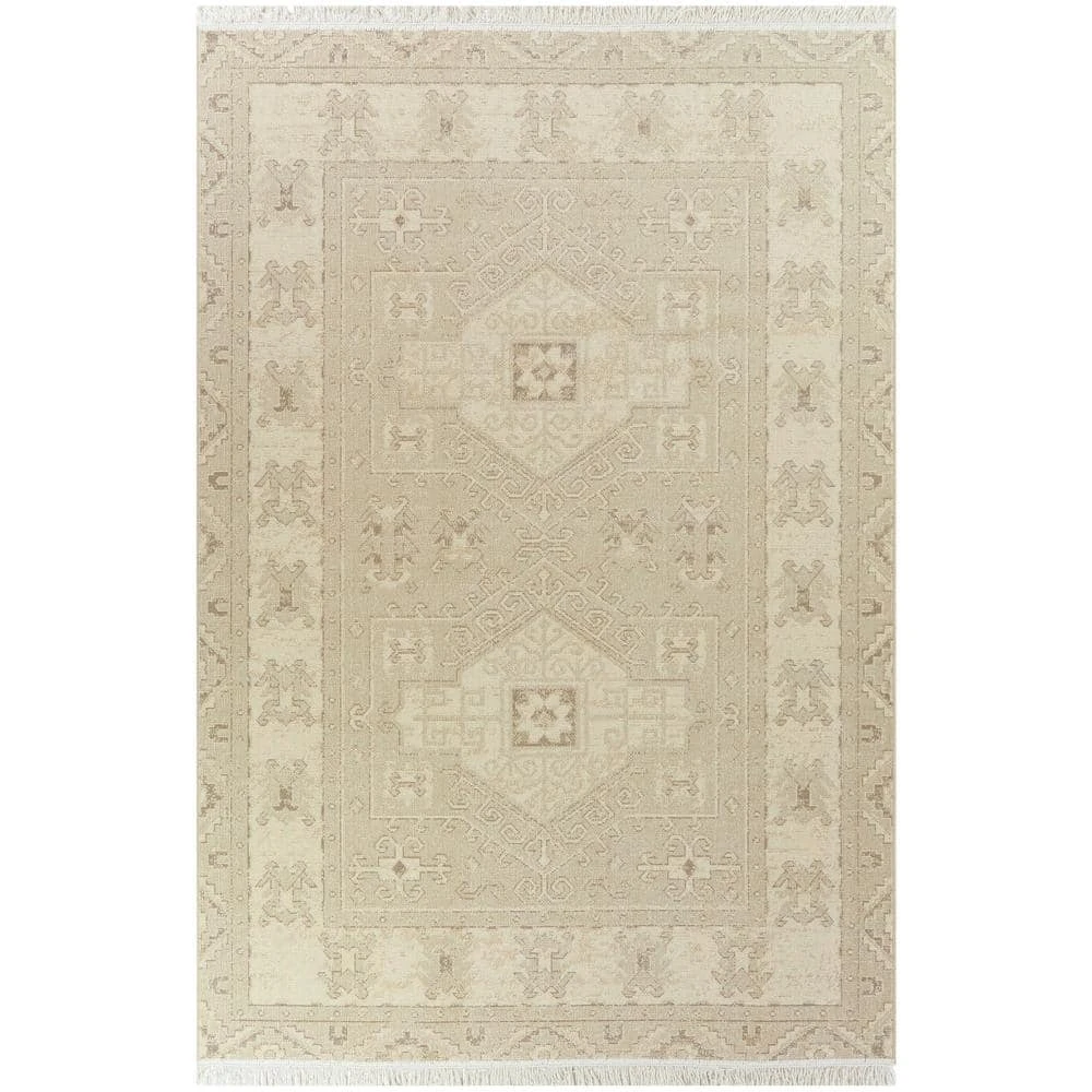 Decklyn Taupe 5 ft. x 7 ft. Oriental Fringe Area Rug by Home Decorators Collection 1 Decklyn Taupe 5 ft. x 7 ft. Oriental Fringe Area Rug by Home Decorators Collection