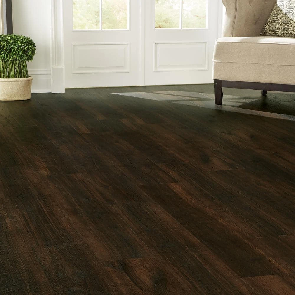 Universal Oak 7.5 in. L x 47.6 in. W Click Lock Luxury Vinyl Plank Flooring (24.74 sq. ft. / case) by Home Decorators Collection 2 Universal Oak 7.5 in. L x 47.6 in. W Click Lock Luxury Vinyl Plank Flooring (24.74 sq. ft. / case) by Home Decorators Collection - Image 2