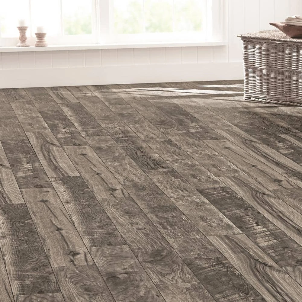 EIR Vienna Fusion 6-1/16 in. W Water Resistant Laminate Wood Flooring (597.45 sq. ft./pallet) by Home Decorators Collection 4 EIR Vienna Fusion 6-1/16 in. W Water Resistant Laminate Wood Flooring (597.45 sq. ft./pallet) by Home Decorators Collection - Image 4
